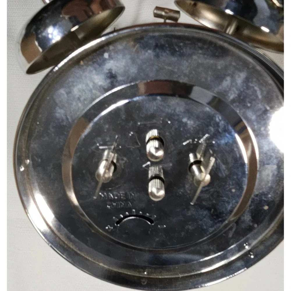 Vtg Procrit‎ Epoetin Alfa Alarm Clock Advertising Double Bell Chrome Twin Bell